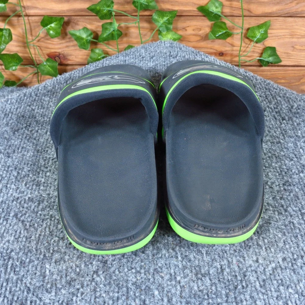 Nike Offcourt Men Mens Slide Sandals Size‎ 6 NFL Seattle Seahawks Navy Green